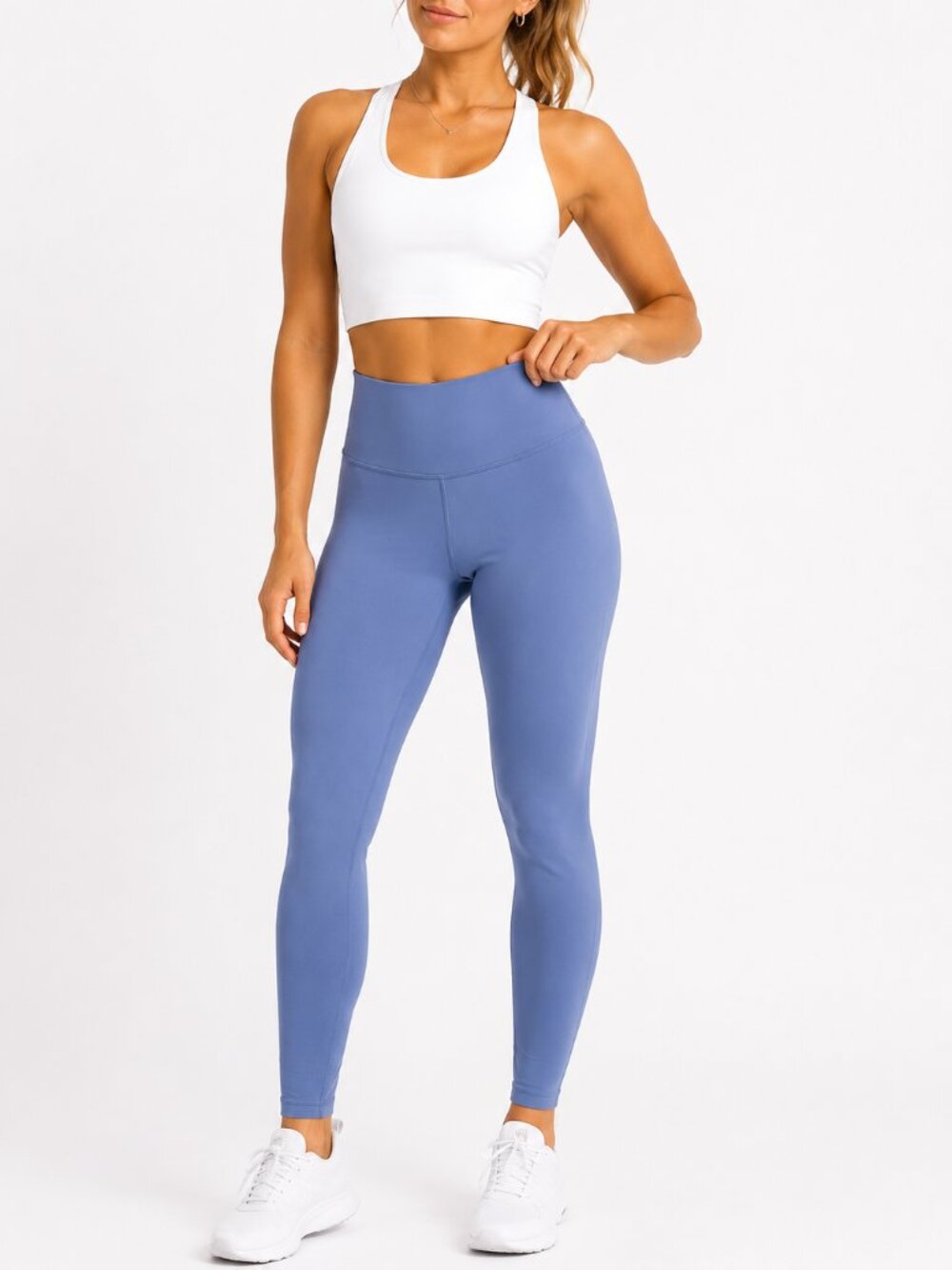 Lululemon Wunder Train High Rise Tight Leggings Light Blue Size 8 - Picture 10 of 10
